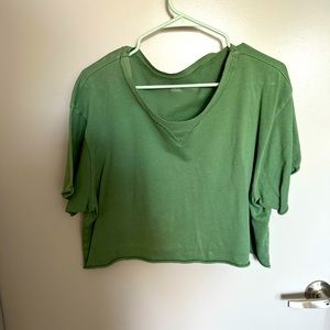 Aerie Offline Cropped T Shirt